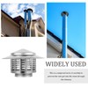 HOLIDYOYO Chimney Cap 7.56 Inch Rainproof Roof Vent Cover Flue