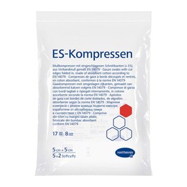 ES-KOMPRESSEN Sterile 5 x 5 cm 8-ply 5 x 2 pieces