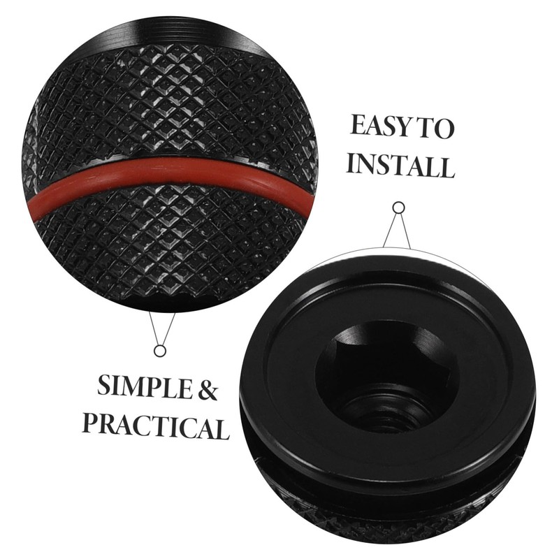NOLITOY Carbon Fork Expanding Accessory Bike Headset Screw Compression Plug