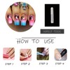 MISUD Summer Press on Nails Medium Coffin Fake Nails Glossy