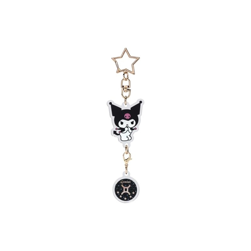 Skater ZAKH1-A Acrylic Zodiac Sign Keychain Accessory Sanrio Chromi Gemini
