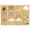 the lazy panda card company XXL Set of 80 Christmas