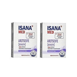ISANA MED Sensitive Doctor's Soap Pack of 2 (2 x 100 g)