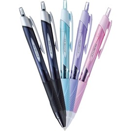 Mitsubishi Pencil HSXN150385PMX Permanent Ballpoint Pen Jet Stream Standard 5 Pens 0.38 Axis Color MIX