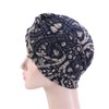 YEHUDAF LEE Turbans for Women, Soft Turban, Headwear, Pleated Beanie