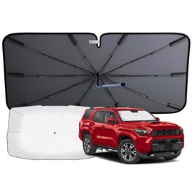 [2026 Upgraded] Car Windshield Sun Shade Umbrella(X-Small 55" L x 23" W)