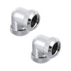 NUOLUX 4pcs Hard Pipe Quick Twist Elbow Water Cooling Kit