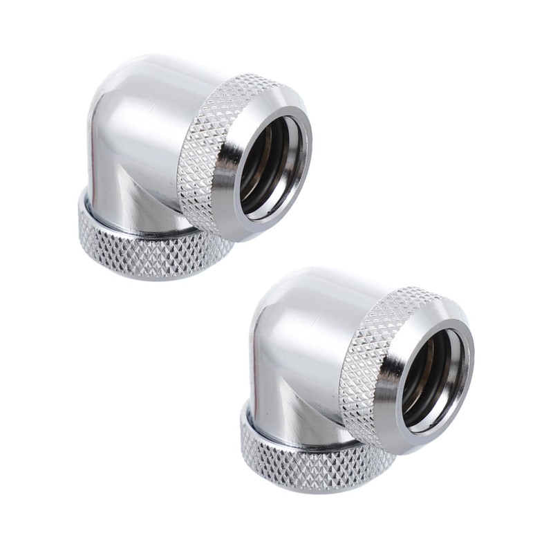 NUOLUX 4pcs Hard Pipe Quick Twist Elbow Water Cooling Kit