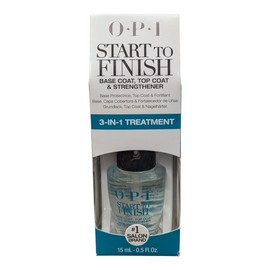 OPI 2 x OPI - Start to Finish 3-in-1 Basecoat, Top Coat & Strengthener NTT71-EU