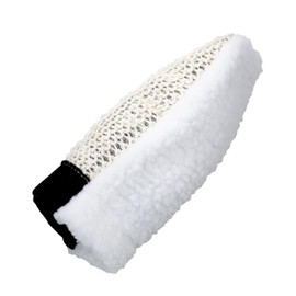 Roma Mitt Grooming Sisal With Fleece Back Natural