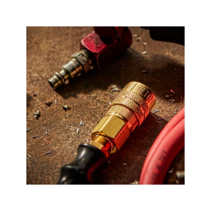 Milton Industrial Air Plug, M-STYLE, 1/4" MNPT, Air Compressor Fitting,