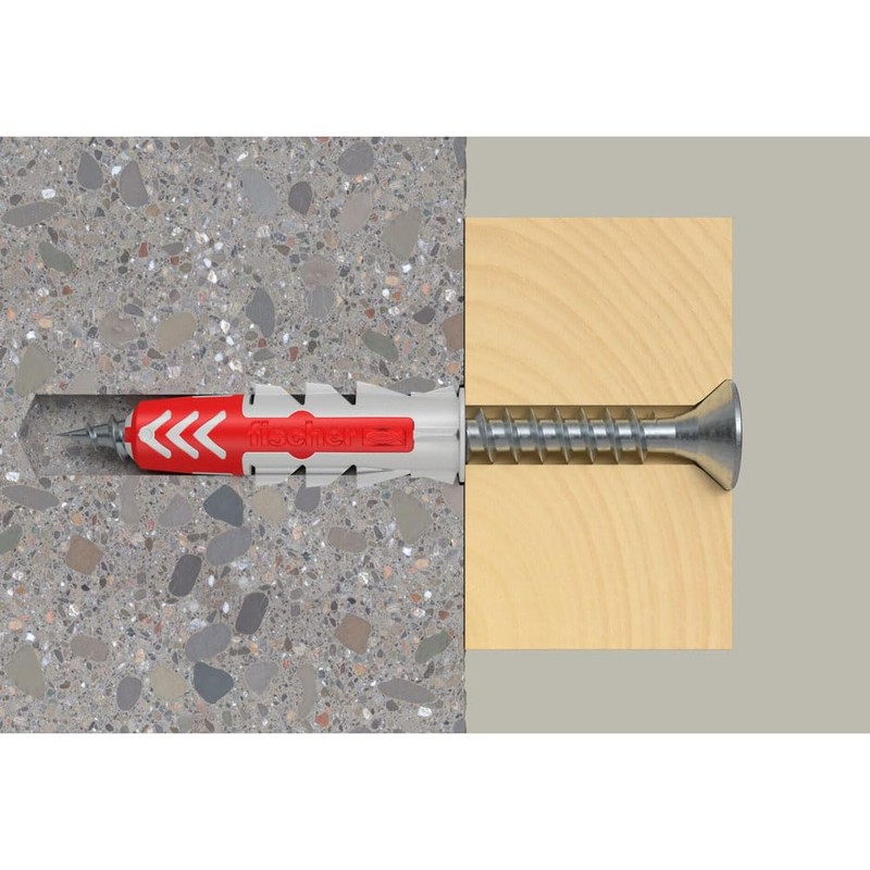 fischer DuoPower 6 x 50 S Screw A2 Stainless Steel