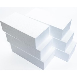 Seiun Shoten Styrofoam Brick, 8.3 x 3.9 x 2.4 inches (210 x 100 x 60 mm), 6 Pieces