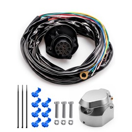 Erato Presa rimorchio a 13 poli con cavo da 2 m, 12V, prefilata, 13 core