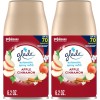 Glade Automatic Spray Refill Apple Cinnamon 6.2oz 2 Count Scented