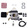 FS80R Carburetor Kit Compatible with Stihl FS85 FS80 HS75 HT75