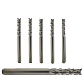 1/8" Grout Removal Tool Tile Cutting Bit - Five Pieces - Solid Carbide Made in USA