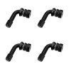 Motoforti 4Pcs Metal 90 Degree Valve Stem Vacuum Tyre Valve