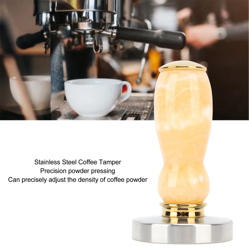 58mm Coffee Tamper Stainless Steel Ergonomic Coffee Pressing Tamper for