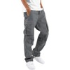 ALLABREVE Mens Casual Joggers Pants Hiking Drawstring Chino Cargo Pants