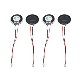 BdiliUSA Round Micro Speaker,4 Pcs 28 mm 2W 8 ohm Round Internal Magnetic Speaker Loudspeaker,Mini Loudspeaker,for Laptop, Tablet, Walkie-Talkie, Video Player