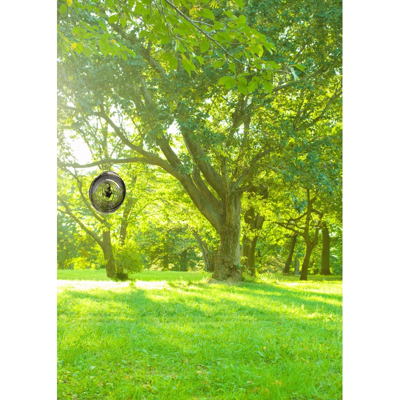 3D Wind Chime Stainless Steel with Witch Motif for Hanging