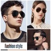 kunchu Classic Aviator Sunglasses for Men Womens Driving Polarized Sunglasses