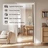 AJAZZ Blackout Curtains 78 Inches Long for Doorways and Closets,