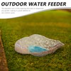 Toddmomy Butterfly Puddler Garden Stone Outdoor Butterfly Feeder Bee Watering