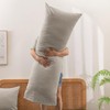 BESTOUCH 100% Washed Cotton Pillowcase for Hair and Skin Linen