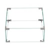 BALI OUTDOORS Fire Pit Wind Guard Fence 18"x 18"x 6"