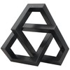 Deco 79 Metal Geometric Decorative Sculpture Abstract Shaped Home Decor