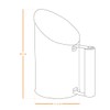 Linxor - Pellet Scoop, Zinc Iron Pellets and Wooden Handle