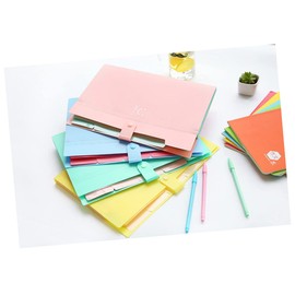 Operitacx Pack of 2 5 File Folder Organiser Acordian File Manager Sticker Organiser Submission of Products Corresponding File Organiser File Folder Book Receipt Accordion Student