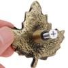JfwuHap 10Pcs Bronze Maple Leaf knobs Farmhouse Style Decorative Mini
