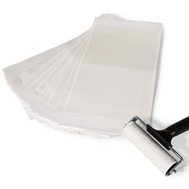 Innomesh 50PCS Masking Paper for 4inch Brayer Roller,Brayer Roller Accessories,Universal Fit, Easy Tear & Adhere, Paint-Proof,Water Conservation