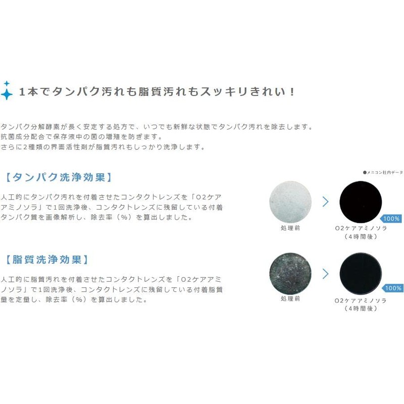 [120ml×4本] メニコン 02ケア アミノソラ 2箱セット SPICEショップ限定