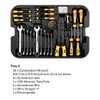 DEKOPRO 258 Piece Tool Kit with Rolling Tool Box Socket