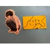 L Lawliet Glossy Sticker 2.6'' x 3.8'' | Death Note
