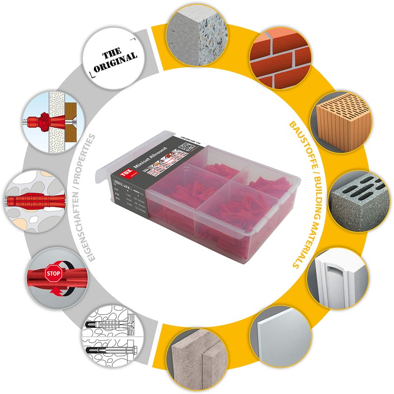 TOX standard assortment Miniset Allround 240 pcs, 094900081