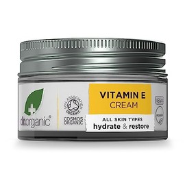 Dr. Organic Vitamin E Moisturising and Restoring Cream | Deeply Hydrates, Restores Skin’s Natural Balance, Natural, Certified Organic, Paraben & SLS-F