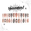 Halloween Press on Nails Medium Almond Stick on Nails with