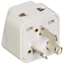 CKITZE BA-16AN Grounded Universal 2 in 1 Plug Adapter Type I for Australia, New Zealand & more - CE Certified