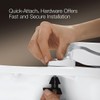 KOHLER K-4774-47 Brevia Elongated Toilet Seat with Quick-Release Hinges And