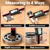 YUWEIC Digital Caliper 8 Inch, Rechargeable Calipers with LCD Screen,