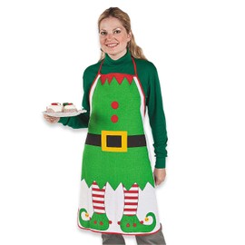 Fun Express Adult ELF Apron - Apparel Accessories - 1 Piece