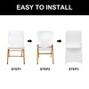 AlGaiety Spandex Chair Cover,12PCS,Chair Covers,Living Room Folding Chair Covers,Removable Chair
