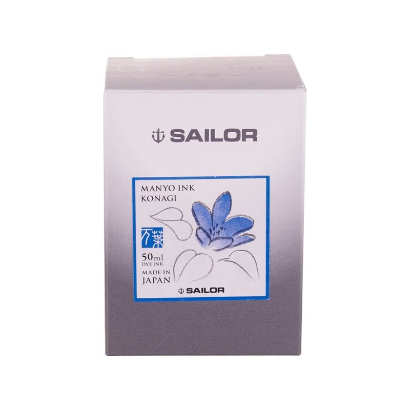 Sailor, Manyo Ink, 50ml Bottle, Konagi, 132009212