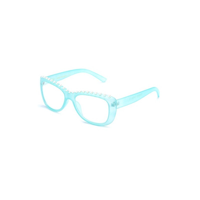 Newbee Fashion - Womens Unique Style Pearl Frames Large Reading
