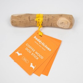 Buddylicious 100% Natural Coffee Wood Dog Chew | Non-Splinter Coffee Sticks For Dogs Perfect For Keeping Dogs Occupied | Dog Coffee Wood Chew For All Dog Sizes